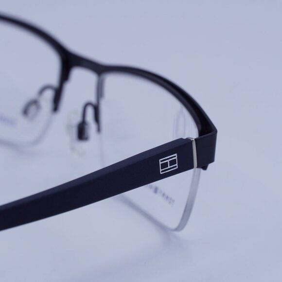 Tommy Hilfiger TH 1759 0FLL 00 Eyeglasses Matte Blue 54mm Rectangle Frame - Picture 10 of 11